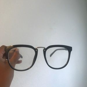 Clear Nonprescription "Nerd" Glasses